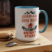 Load image into Gallery viewer, Coffee Mug Mountains Friends Camping Fireside 11, 15oz
