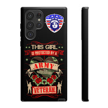 Load image into Gallery viewer, This Girl is Protected by an Army Veteran Cell Phone Cover for iPhone and SamsungTough Cases
