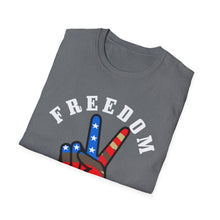 Load image into Gallery viewer, Freedom is Peace Unisex Softstyle T-Shirt
