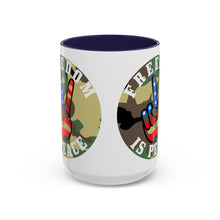 Load image into Gallery viewer, Freedom is Peace Accent Coffee Mug, 11oz
