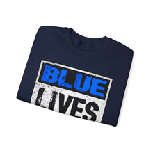 Load image into Gallery viewer, Blue Lives Matter Unisex Heavy Blend™ Crewneck Sweatshirt
