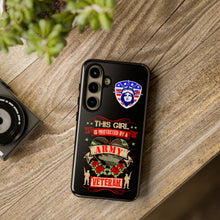 Load image into Gallery viewer, This Girl is Protected by an Army Veteran Cell Phone Cover for iPhone and SamsungTough Cases
