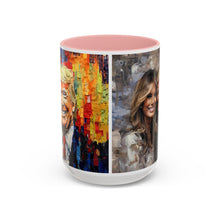 Load image into Gallery viewer, Donald and Melania Trump Accent Coffee Mug, 11oz
