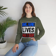 Load image into Gallery viewer, Blue Lives Matter Unisex Heavy Blend™ Crewneck Sweatshirt
