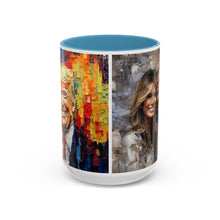 Load image into Gallery viewer, Donald and Melania Trump Accent Coffee Mug, 11oz
