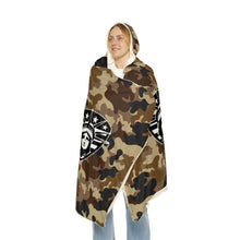 Load image into Gallery viewer, This Girl Is Protected by a Marine Hooded Snuggle Blanket – Cozy Blanket for Proud Marine Families
