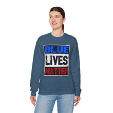 Load image into Gallery viewer, Blue Lives Matter Unisex Heavy Blend™ Crewneck Sweatshirt
