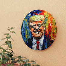 Load image into Gallery viewer, The Trump Acrylic Wall Clock
