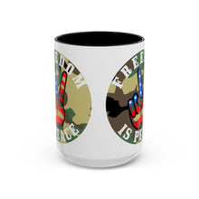 Load image into Gallery viewer, Freedom is Peace Accent Coffee Mug, 11oz
