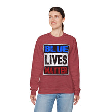 Load image into Gallery viewer, Blue Lives Matter Unisex Heavy Blend™ Crewneck Sweatshirt
