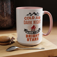 Load image into Gallery viewer, Coffee Mug Mountains Friends Camping Fireside 11, 15oz
