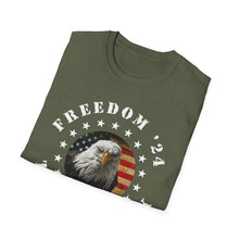 Load image into Gallery viewer, Freedom 2024 Take Her Back Again Unisex Softstyle T-Shirt
