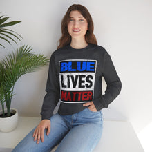 Load image into Gallery viewer, Blue Lives Matter Unisex Heavy Blend™ Crewneck Sweatshirt
