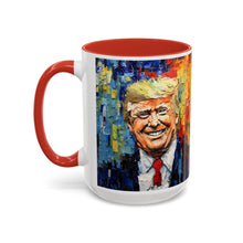 Load image into Gallery viewer, Donald and Melania Trump Accent Coffee Mug, 11oz
