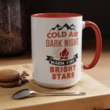 Load image into Gallery viewer, Coffee Mug Mountains Friends Camping Fireside 11, 15oz
