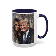 Load image into Gallery viewer, Donald and Melania Trump Accent Coffee Mug, 11oz
