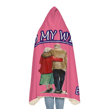 Load image into Gallery viewer, To My Wife Snuggle Hoodie Blanket
