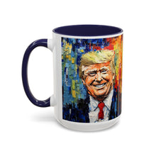 Load image into Gallery viewer, Donald and Melania Trump Accent Coffee Mug, 11oz
