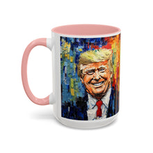 Load image into Gallery viewer, Donald and Melania Trump Accent Coffee Mug, 11oz
