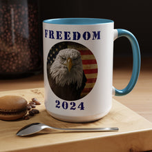 Load image into Gallery viewer, Coffee Mug - Freedom 2024 Take Her Back Accent Mug
