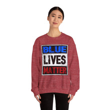 Load image into Gallery viewer, Blue Lives Matter Unisex Heavy Blend™ Crewneck Sweatshirt
