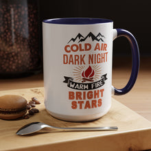 Load image into Gallery viewer, Coffee Mug Mountains Friends Camping Fireside 11, 15oz
