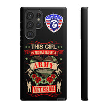 Load image into Gallery viewer, This Girl is Protected by an Army Veteran Cell Phone Cover for iPhone and SamsungTough Cases
