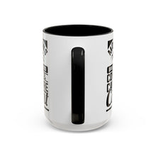 Load image into Gallery viewer, Coffee Mug - Camping Mountains Friends Fireside Coffee Design
