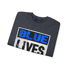 Load image into Gallery viewer, Blue Lives Matter Unisex Heavy Blend™ Crewneck Sweatshirt
