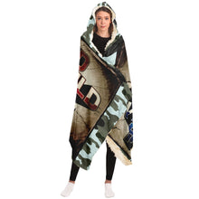 Load image into Gallery viewer, Proud Grandchild of a Veteran Hero Hooded Blanket
