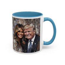 Load image into Gallery viewer, Donald and Melania Trump Accent Coffee Mug, 11oz
