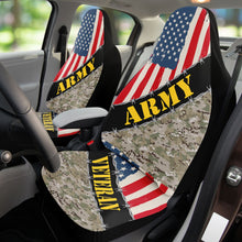 Load image into Gallery viewer, Army Veteran Car Seat Covers Free Shipping in the USA
