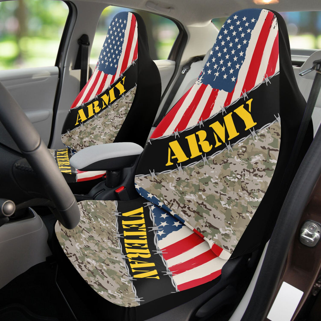 Army Veteran Car Seat Covers Free Shipping in the USA