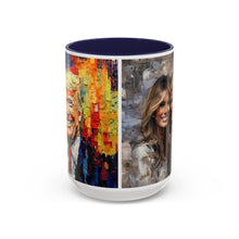 Load image into Gallery viewer, Donald and Melania Trump Accent Coffee Mug, 11oz
