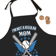 Load image into Gallery viewer, I’m Not a Regular Mom, But I Am a Baseball Mom Kitchen Apron – Stylish Cooking Apron for Proud Baseball Moms
