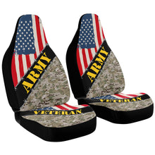 Load image into Gallery viewer, Army Veteran Car Seat Covers Free Shipping in the USA
