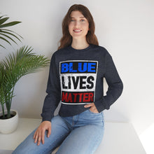 Load image into Gallery viewer, Blue Lives Matter Unisex Heavy Blend™ Crewneck Sweatshirt
