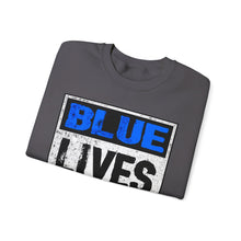 Load image into Gallery viewer, Blue Lives Matter Unisex Heavy Blend™ Crewneck Sweatshirt
