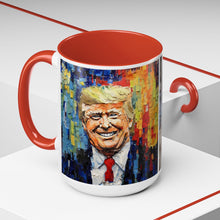 Load image into Gallery viewer, Donald and Melania Trump Accent Coffee Mug, 11oz
