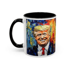 Load image into Gallery viewer, Donald and Melania Trump Accent Coffee Mug, 11oz
