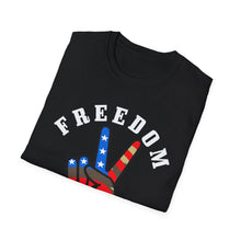 Load image into Gallery viewer, Freedom is Peace Unisex Softstyle T-Shirt
