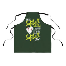 Load image into Gallery viewer, This Softball Mom Loves Her Softball Girl Kitchen Apron – Cute Cooking Apron for Proud Softball Moms
