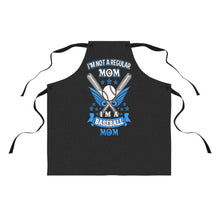 Load image into Gallery viewer, I’m Not a Regular Mom, But I Am a Baseball Mom Kitchen Apron – Stylish Cooking Apron for Proud Baseball Moms
