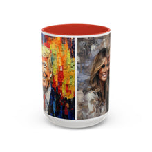 Load image into Gallery viewer, Donald and Melania Trump Accent Coffee Mug, 11oz
