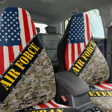 Load image into Gallery viewer, Air Force Veteran Car Seat Covers Free Shipping in the USA
