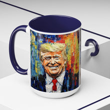 Load image into Gallery viewer, Donald and Melania Trump Accent Coffee Mug, 11oz
