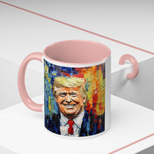 Load image into Gallery viewer, Donald and Melania Trump Accent Coffee Mug, 11oz
