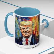 Load image into Gallery viewer, Donald and Melania Trump Accent Coffee Mug, 11oz
