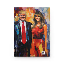 Load image into Gallery viewer, Hardcover Journal Donald and Melania Trump
