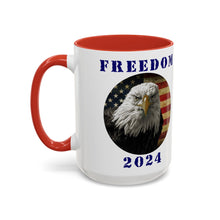 Load image into Gallery viewer, Coffee Mug - Freedom 2024 Take Her Back Accent Mug
